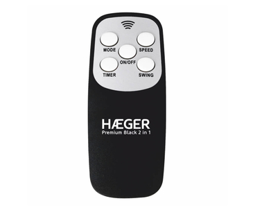 VENTILADOR DE PIE DIGITAL PREMIUM NEGRO HAEGER
