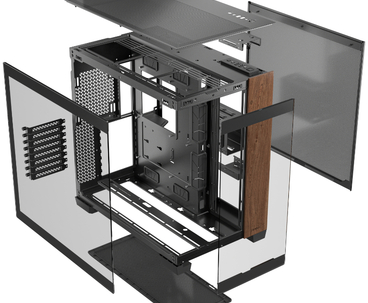 CAJA TORRE E-ATX C8 MADERA NEGRO ANTEC