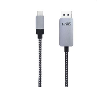 CONVERSOR USB-C A DISPLAYPORT USB-C/M-DP/M 1.8M NANOCABLE
