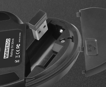 RATON OPTICO WIRELESS MARS GAMING MMWERGO BLACK