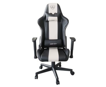 SILLA GAMING KEEPOUT XSPRO-RACING BLACK/WHITE